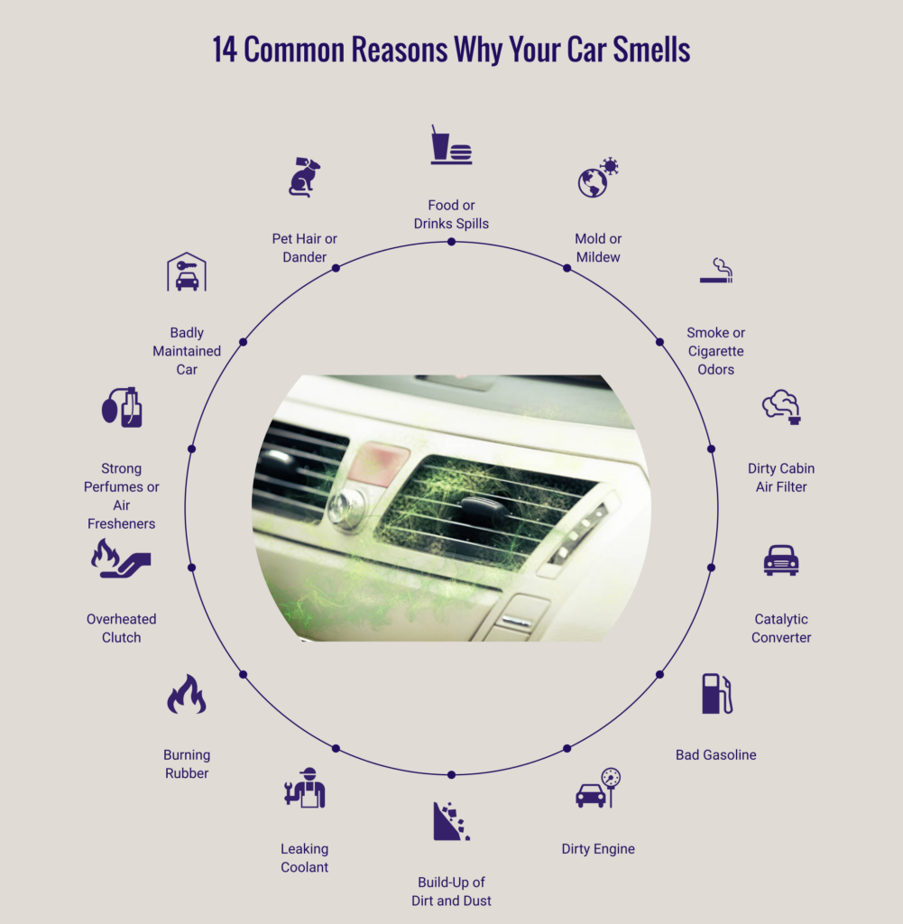 Common Reasons Why Your Car Smells And How to Fix Them