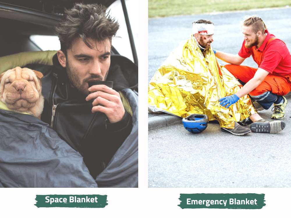 Differences Between an Emergency Blanket and a Space Blanket