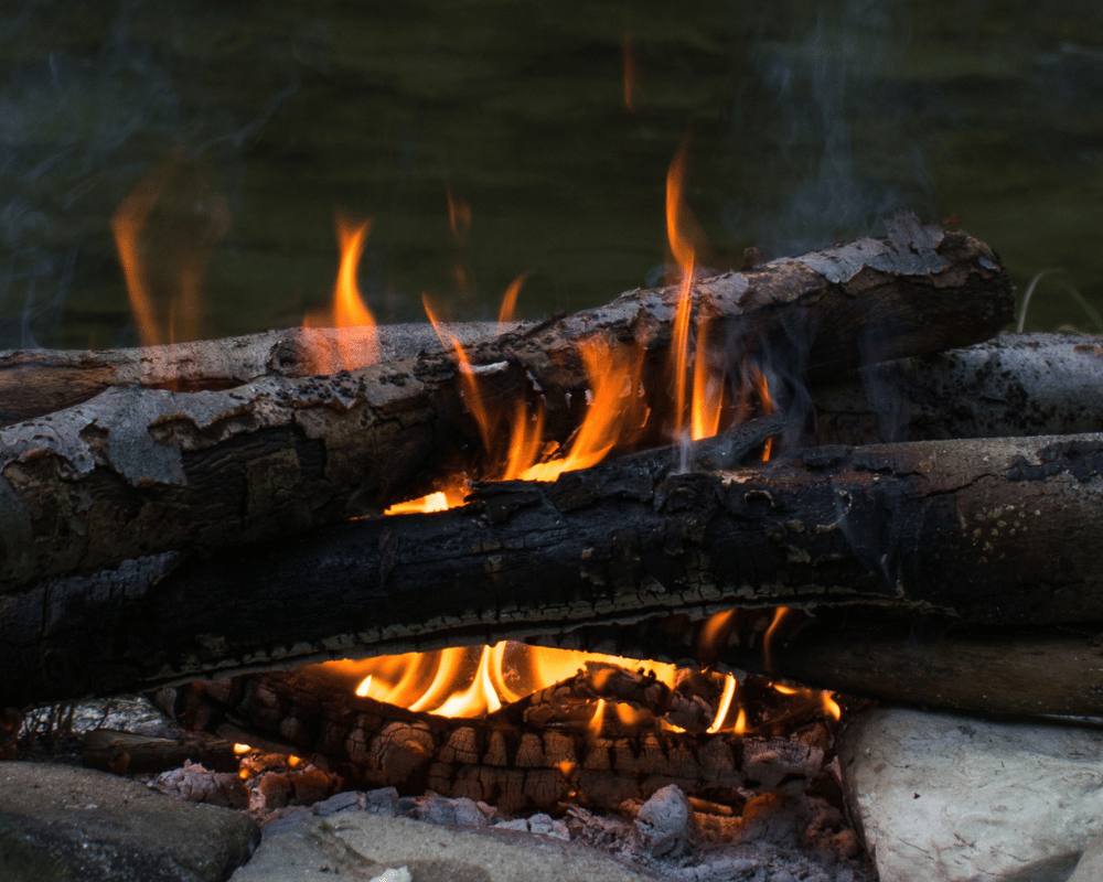 How to Start a Fire When Wood Is Half Dry