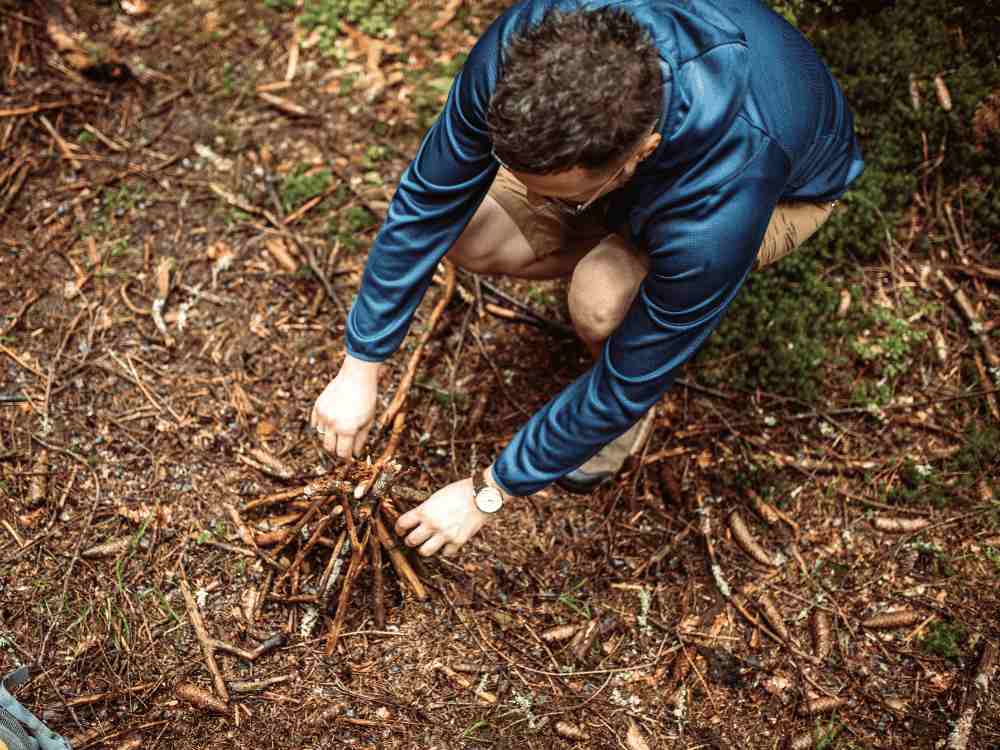 Build a Fire That Breathes When Creating a Fire in the Wilderness