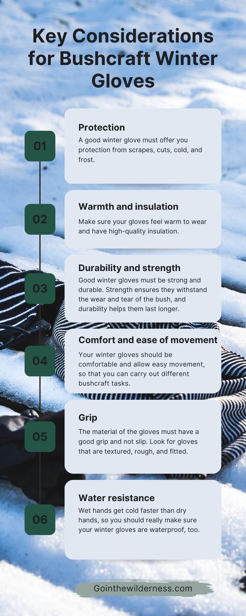 Key Considerations for Bushcraft Winter Gloves